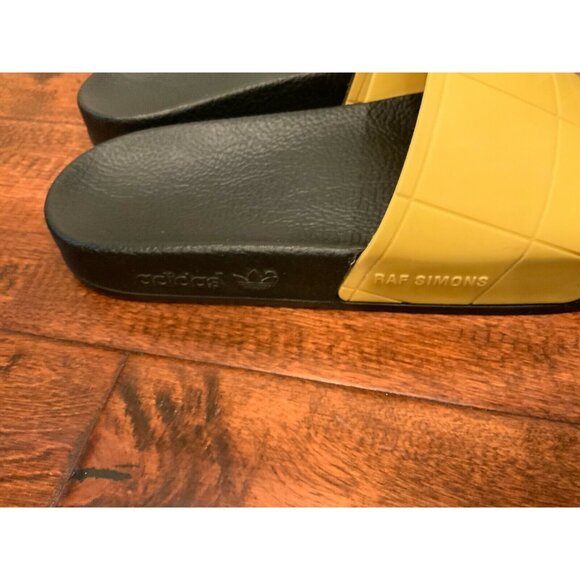 Adidas + Raf Simons Yellow Checkerboard Sandals Size 6 (US) 36 (EU) - Picture 3 of 6